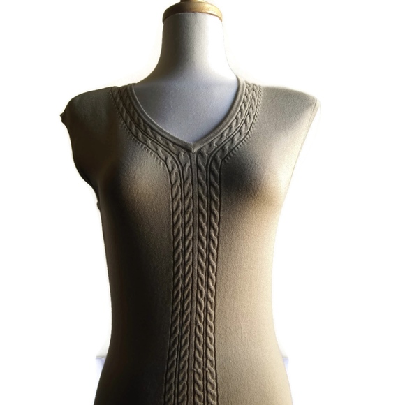 Isaac Mizrahi for Target Sweater Vest Tan Women's - Picture 1 of 6